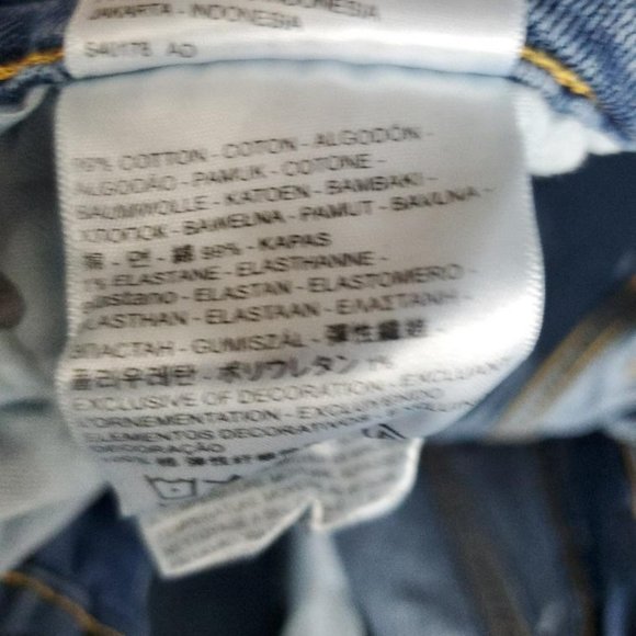 Levis 505 Jeans Mens 40x32 Blue Denim Medium Wash - Picture 5 of 9